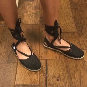 Toms Lace Up Espadrilles